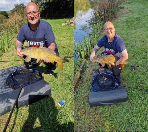 Angling on 120 year old spring fed lake - at Millbrook - Torpoint - Cornwall