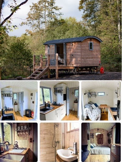 Josie Shepherd Hut at Dandys Ford Lodge Fishing Holidays, Romsey - Hampshire