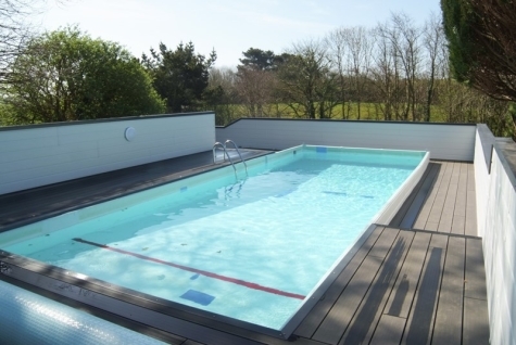Outdoor Heated Swimming Pool at Nanteague Farm Holidays Outdoor Heated Swimming Pool at Nanteague Farm Holidays