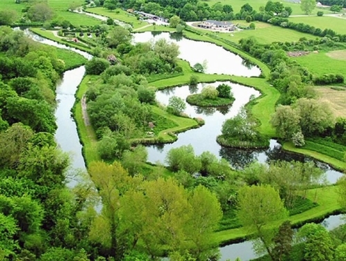 Flyfishing River and Lakes at Avon Springs Fishery Wiltshire 