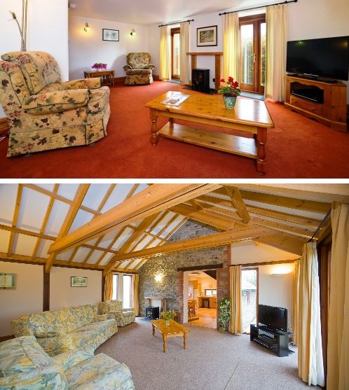 Inside luxury self catering Lodges at Forda Holidays Bude Cornwall Inside luxury self catering Lodges at Forda Holidays Bude Cornwall
