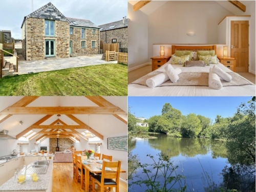 Self Catering Holidays with Onsite Fishing Penvose Farm, Newquay - Cornwall