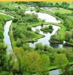 Flyfishing River and Lakes at Avon Springs Fishery Wiltshire 